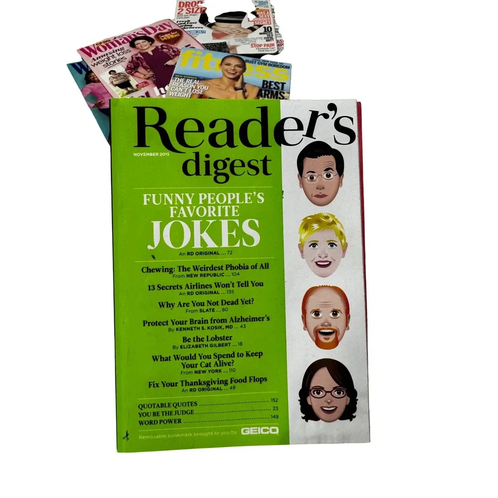 Reader's Digest November 2015 Funny People's Favorite Jokes Humor Magazine